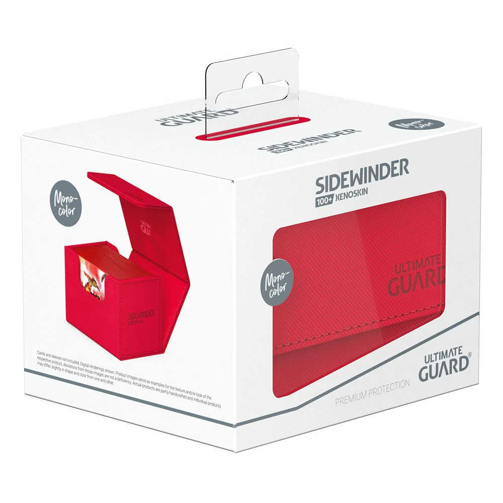 Ultimate Guard Sidewinder 100+ XenoSkin Monocolor Red - Image 3