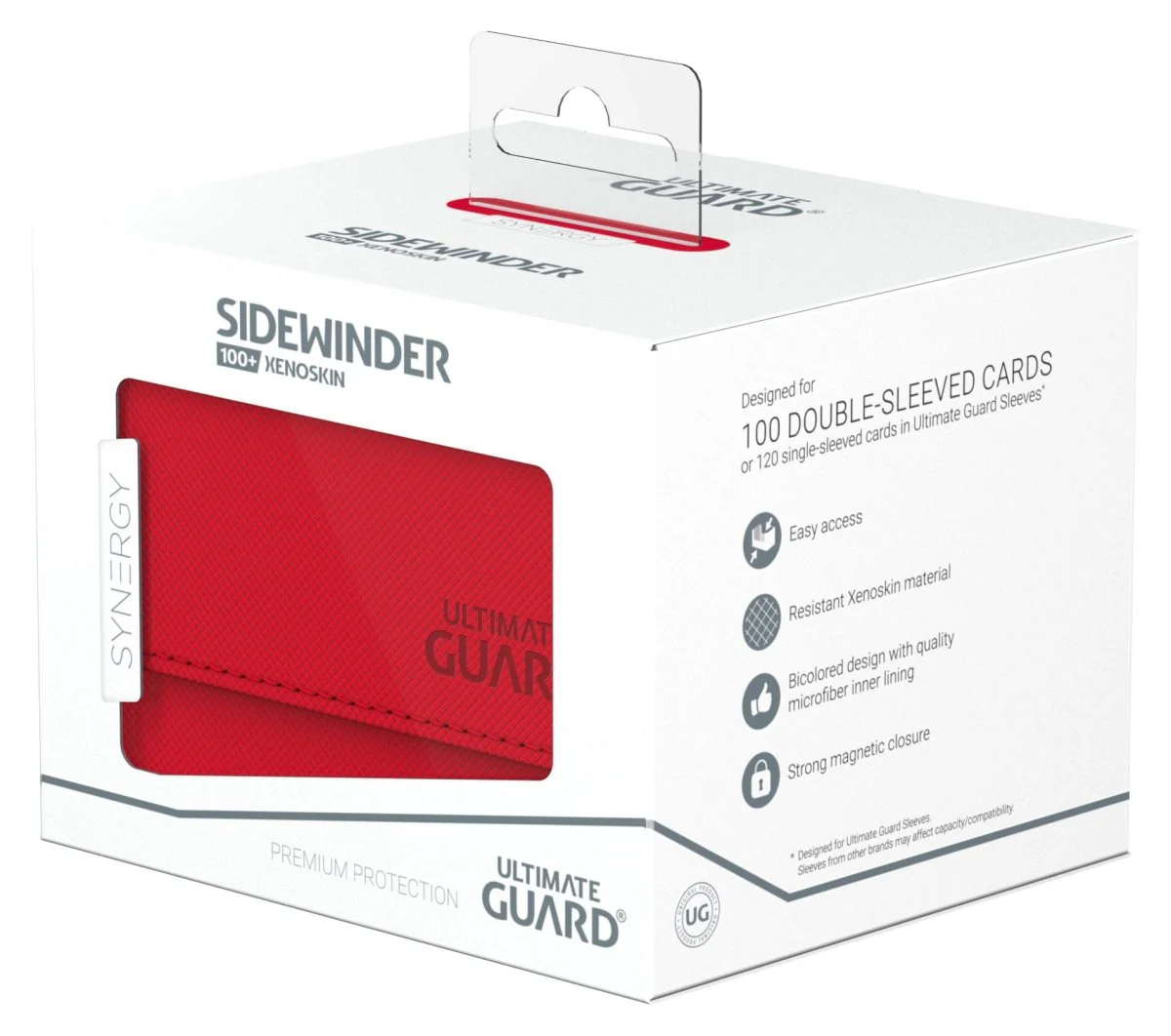 Ultimate Guard Sidewinder 100+ Xenoskin Synergy - Red/White - Image 7