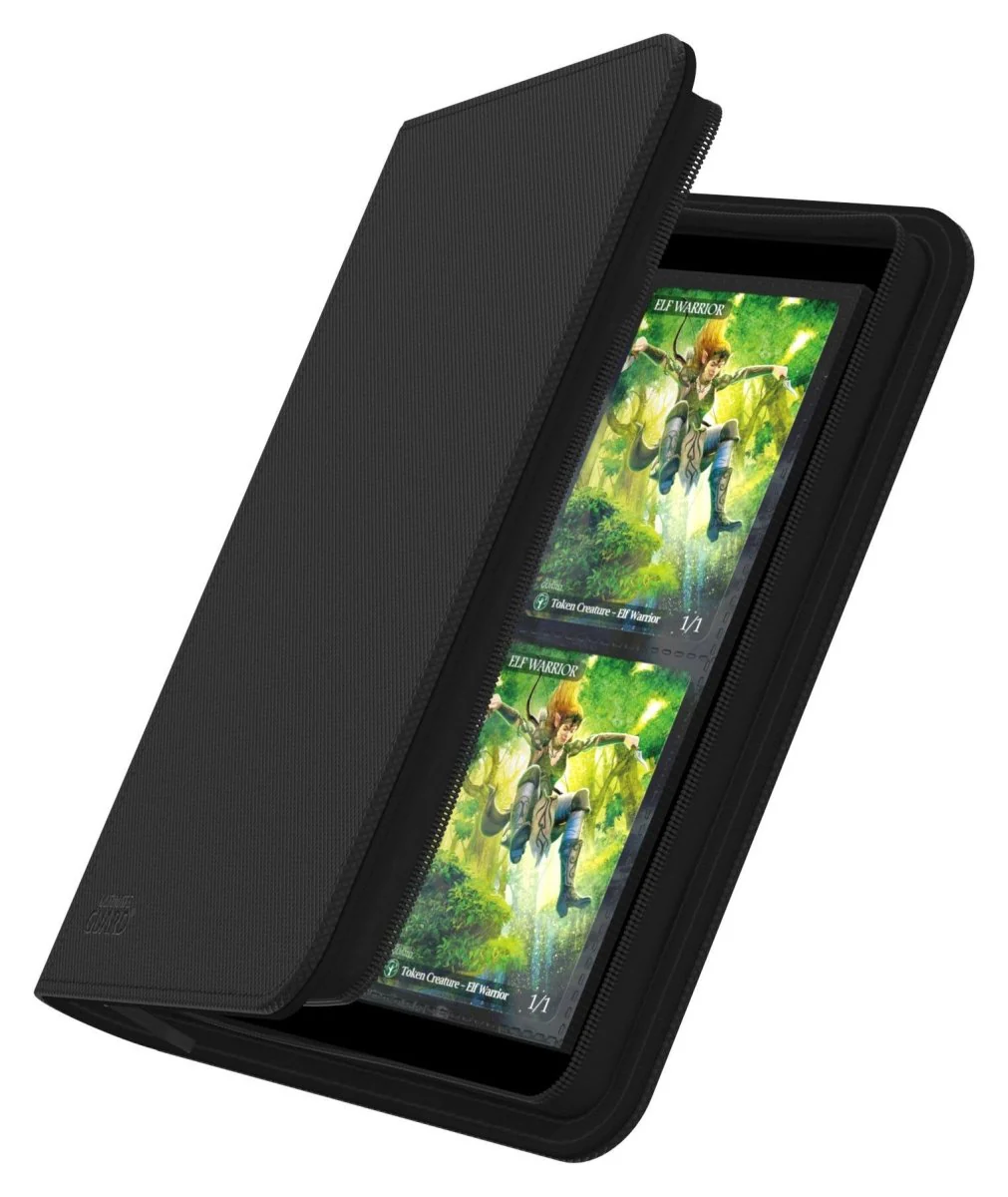 Ultimate Guard Zipfolio 160 8-Pocket Xenoskin - Black - Image 4
