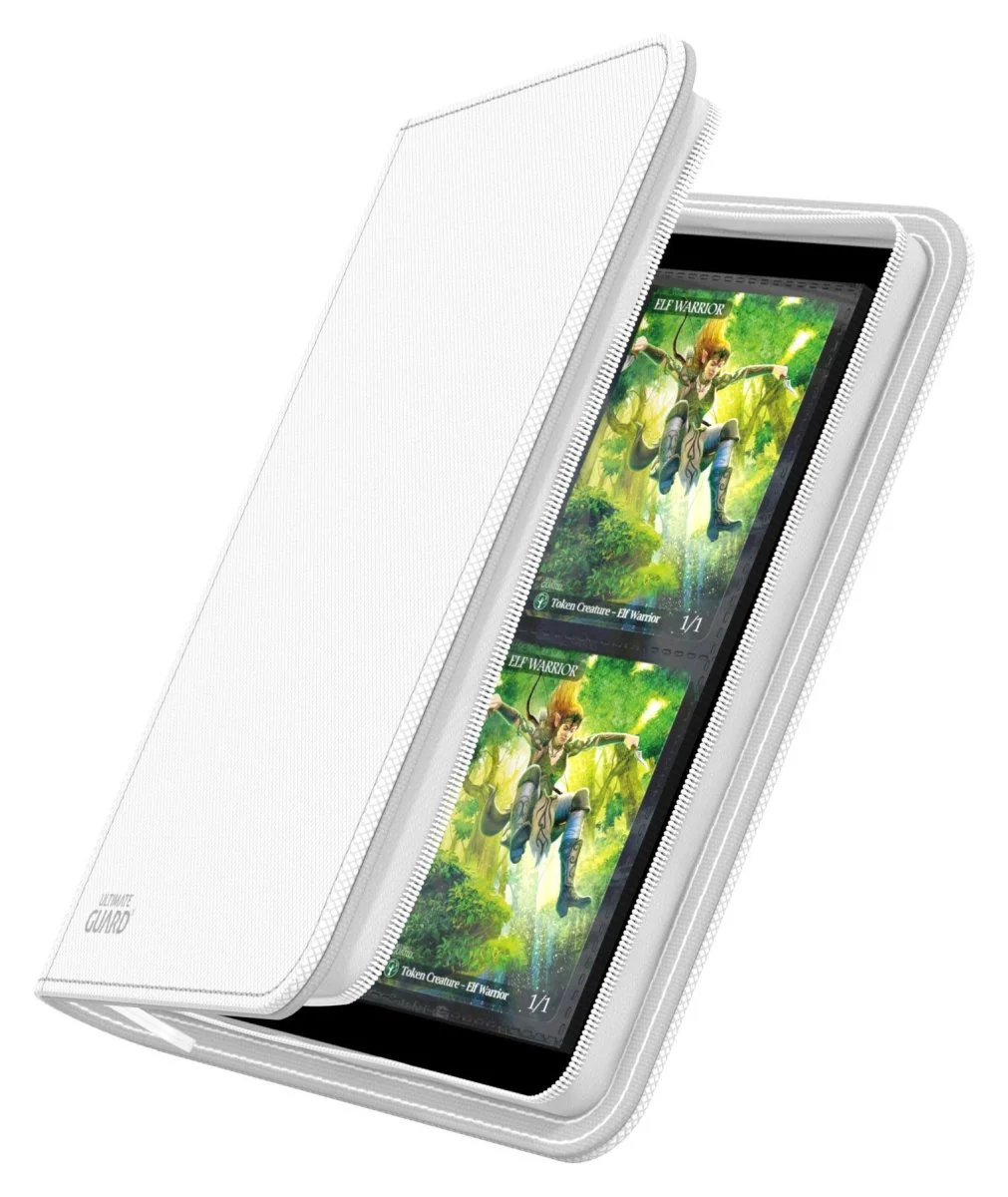 Ultimate Guard Zipfolio 160 8-Pocket Xenoskin - White - Image 2