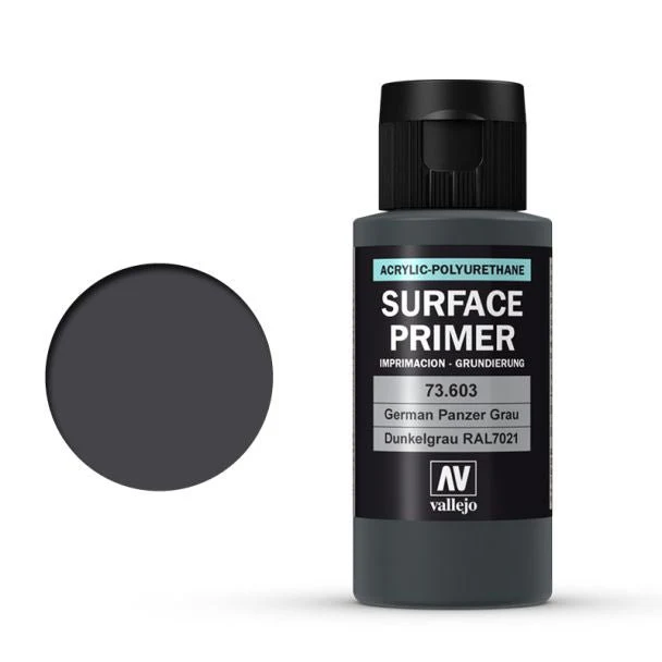 Vallejo Acrylic Polyurethane - Primer German Panzer Grey 60ml