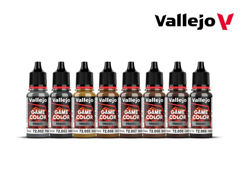 Vallejo Game Color - Metallic Colour Set (x8) - Image 2