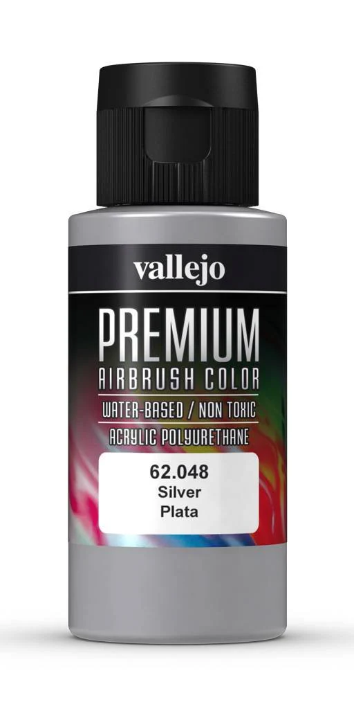 Vallejo Premium Color 60ml - Silver