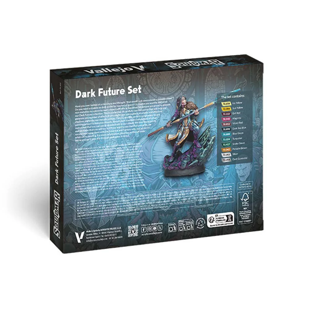 Vallejo Squidmar Dark Future Paint Set (x12) - Image 2