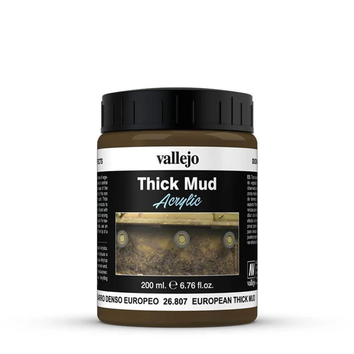 Vallejo Weathering Effects 200ml - European Thick Mud