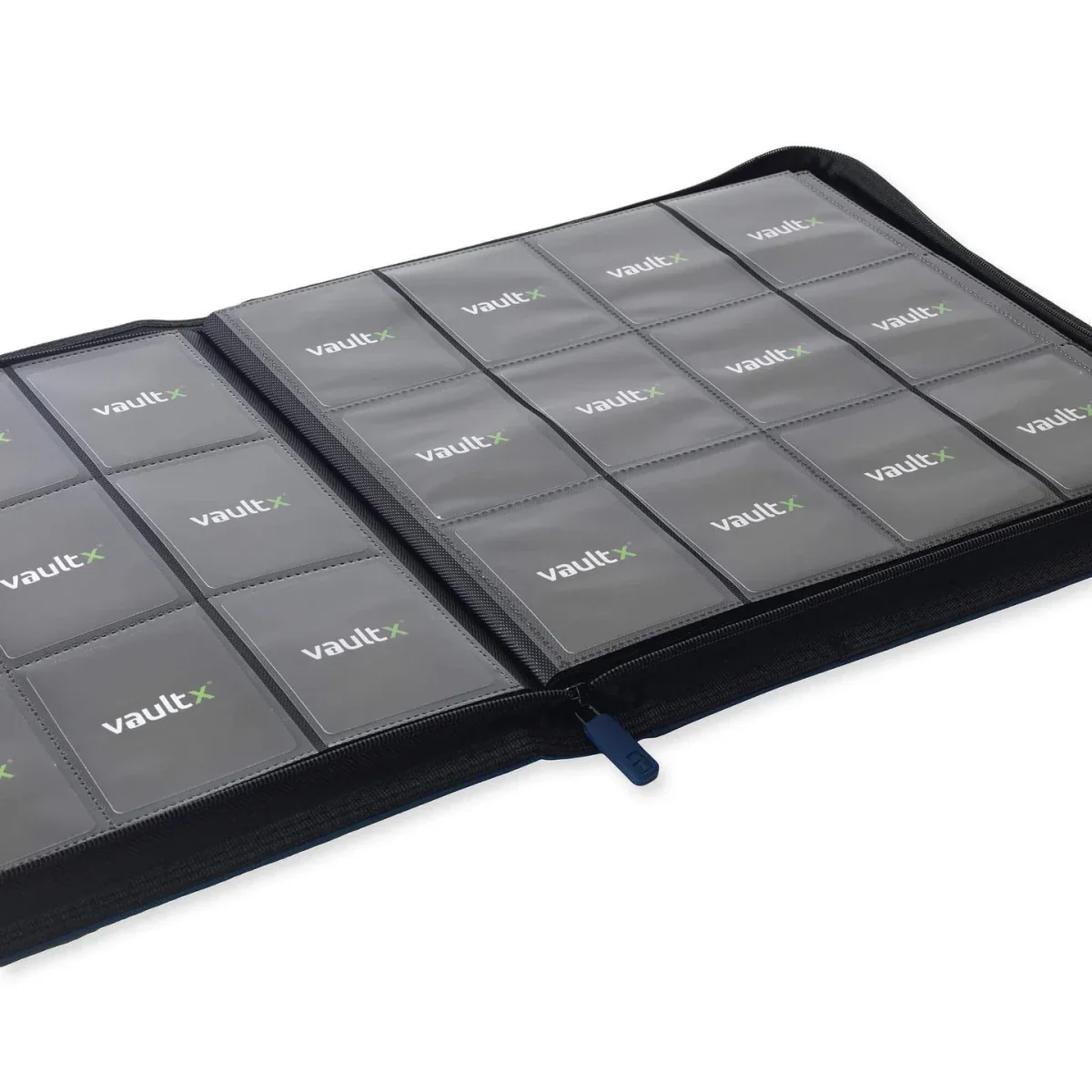 VaultX Exo-Tec Zip Binder - 12 Pocket XL - Blue - Image 2