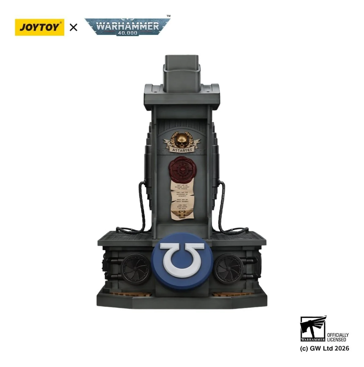 Warhammer 40,000 Captain MkX Helmet & Display Stand Ultramarines 44cm ETA Nov 2026 - Image 5