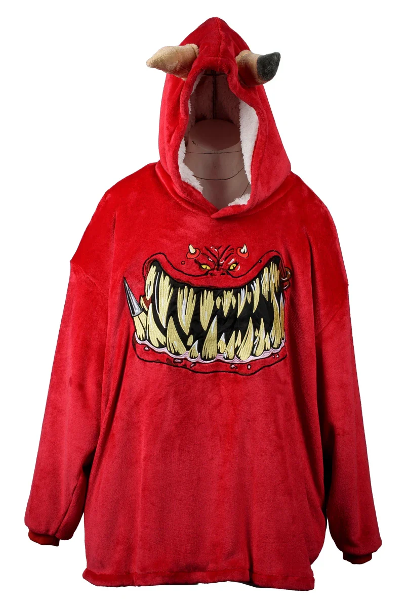 Warhammer 40,000: Red Squig Hooded Blanket - Image 5