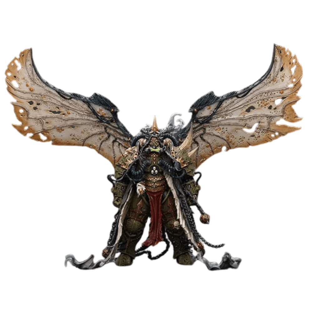 Joy Toy Warhammer 40k: Mortarion Daemon Primarch of Nurgle with Ancient weapons The Lantern and Silence 21cm