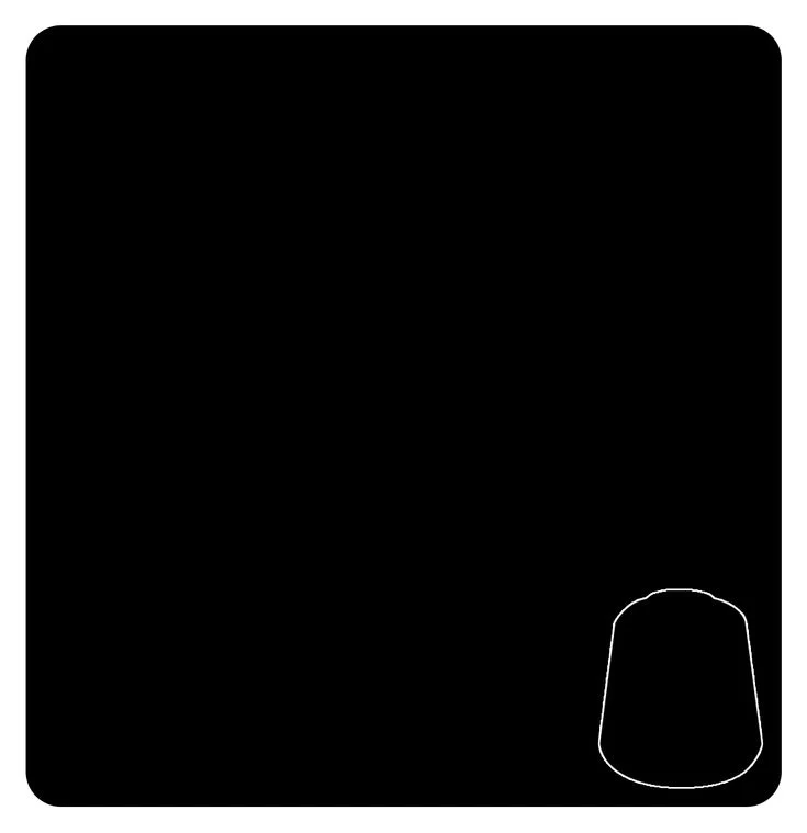 Warhammer Colour Base: Abaddon Black 12ml - Image 2