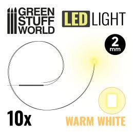 Warm White LED Lights - 2mm - Image 2