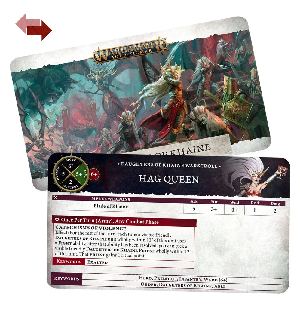 Warscroll Cards: Daughters of Khaine - Image 2
