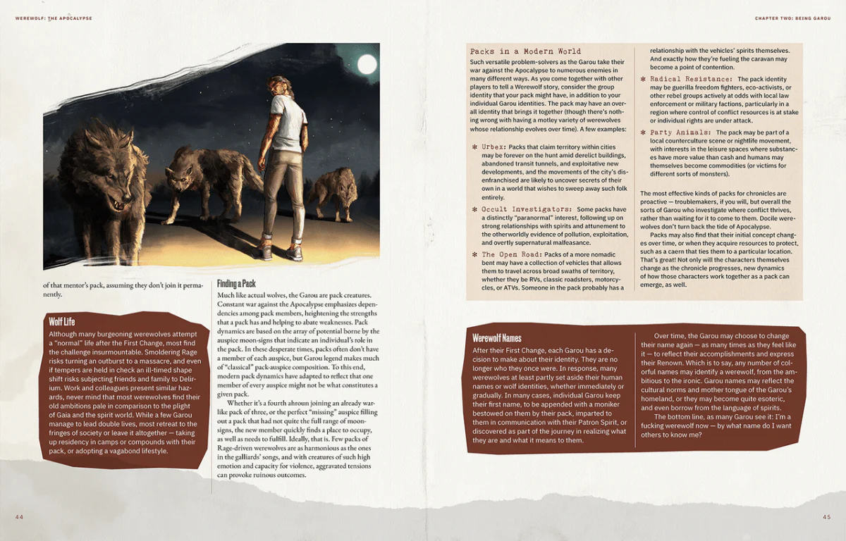Werewolf The Apocalypse (5th Edition Core Rulebook) - Image 6