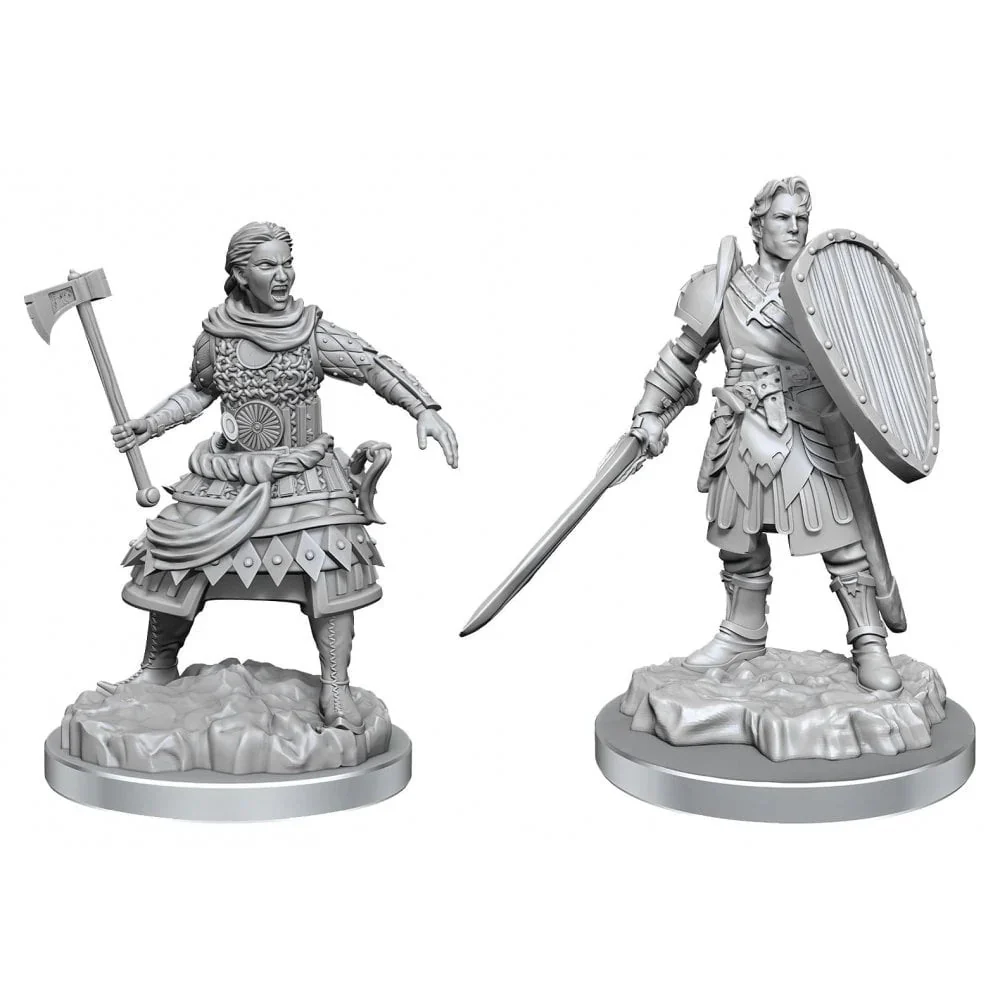 Wizkids - D&D Nolzurs Marvelous Miniatures: Human Fighters - Wave 21