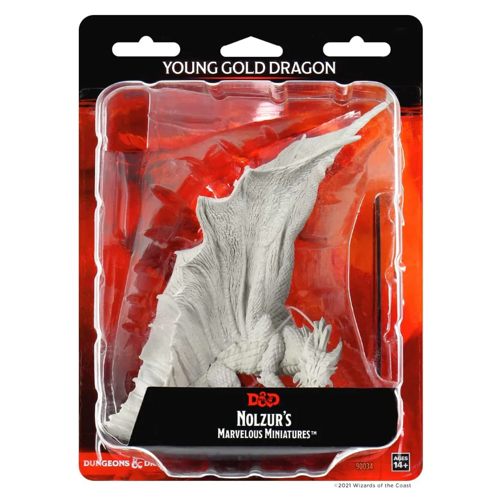 Young Gold Dragon: D&D Nolzur's Marvelous Unpainted Miniatures (W11)